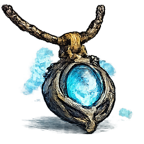Moonstone amulet item